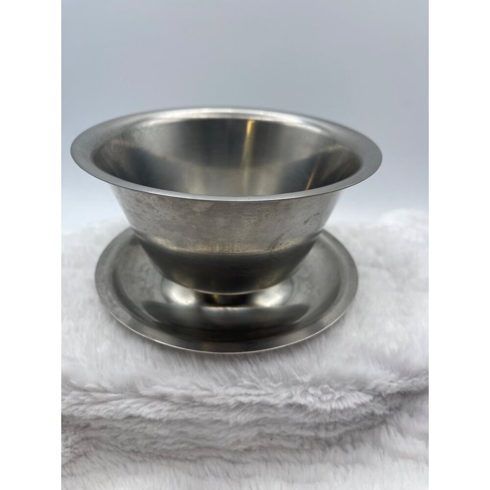 Mid Century Vintage Raimond Denmark 18/8 Stainless Serving Sauce Bowl